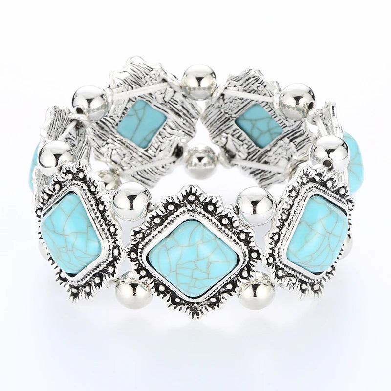 LOVBEAFAS Women’s Boho Elastic Bracelet