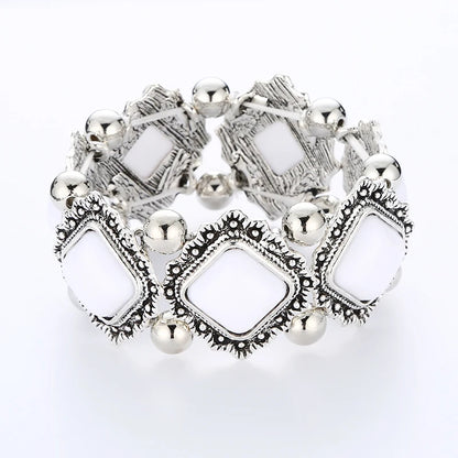 LOVBEAFAS New Fashion Boho Elastic Bracelets & Bangles For Women Ethnic Vintage Stretch Bohemian Femme Bracelets Party Jewelry