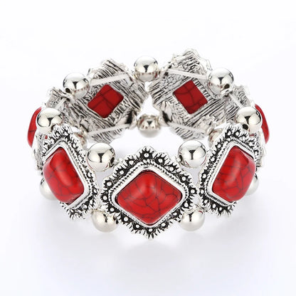 LOVBEAFAS New Fashion Boho Elastic Bracelets & Bangles For Women Ethnic Vintage Stretch Bohemian Femme Bracelets Party Jewelry