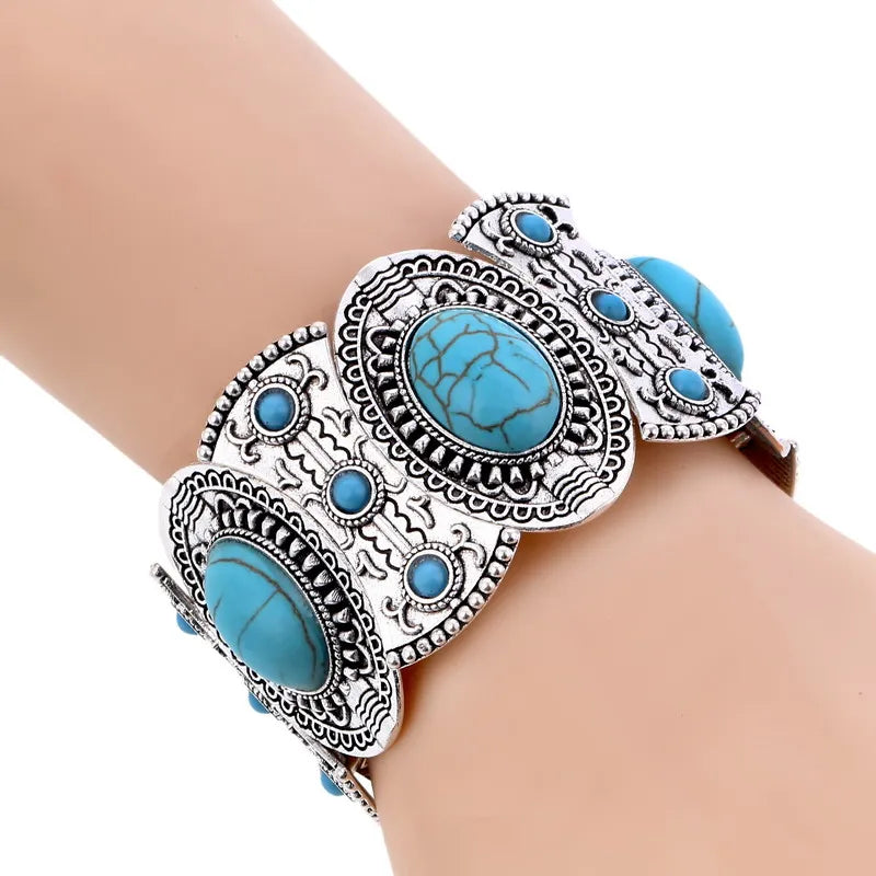 LOVBEAFAS New Fashion Boho Elastic Bracelets & Bangles For Women Ethnic Vintage Stretch Bohemian Femme Bracelets Party Jewelry