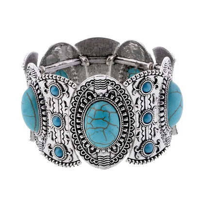 LOVBEAFAS New Fashion Boho Elastic Bracelets & Bangles For Women Ethnic Vintage Stretch Bohemian Femme Bracelets Party Jewelry