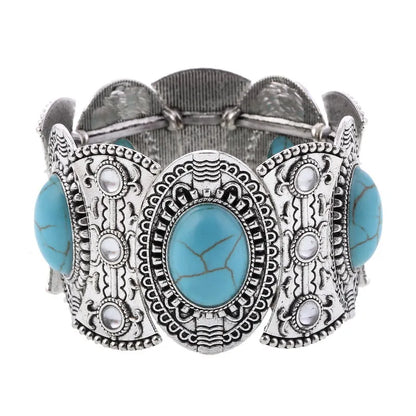 LOVBEAFAS New Fashion Boho Elastic Bracelets & Bangles For Women Ethnic Vintage Stretch Bohemian Femme Bracelets Party Jewelry