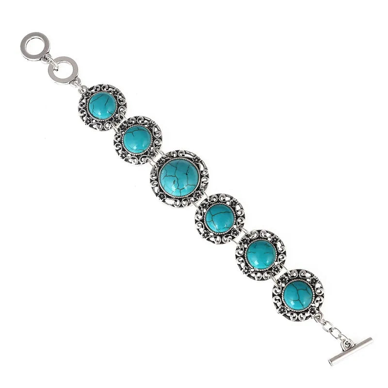LOVBEAFAS Women’s Bohemian Stone Adjustable Bracelet
