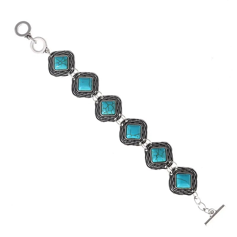 LOVBEAFAS Women’s Bohemian Stone Adjustable Bracelet