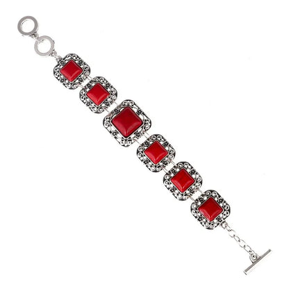 LOVBEAFAS Women’s Bohemian Stone Adjustable Bracelet