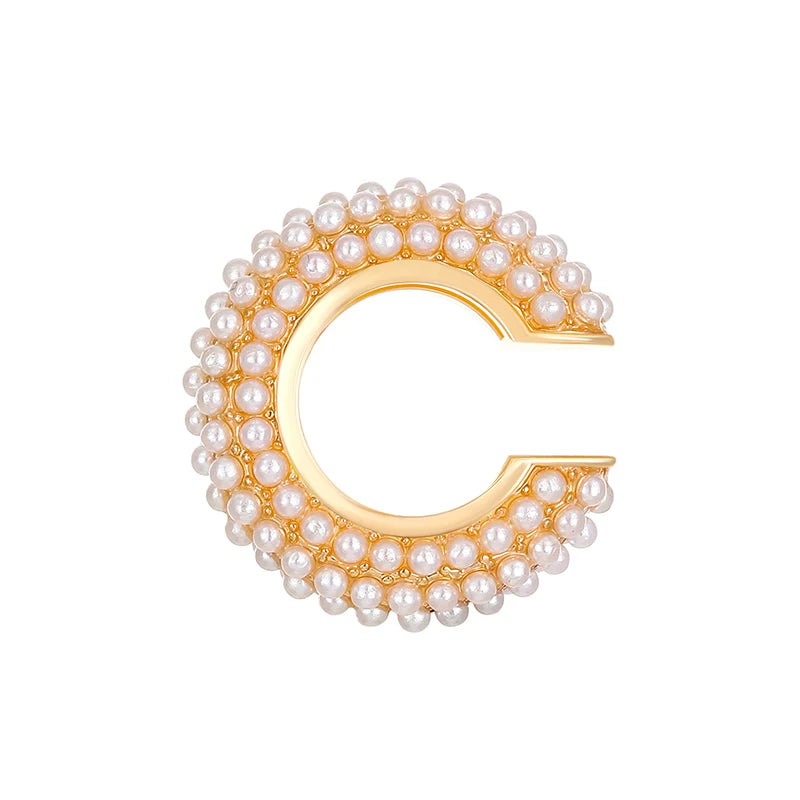 1PC C Shape Round Cartilage Clip Earrings Women Fake No Pierced Earrings Rhinestone Crystal Circel Geometric Ear Cuff Jewelry