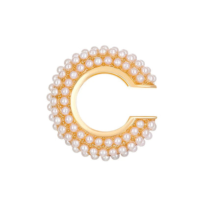 1PC C Shape Round Cartilage Clip Earrings Women Fake No Pierced Earrings Rhinestone Crystal Circel Geometric Ear Cuff Jewelry