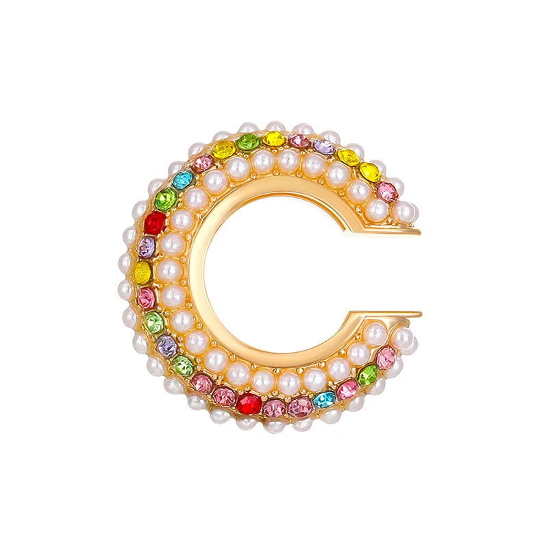 1PC C Shape Round Cartilage Clip Earrings Women Fake No Pierced Earrings Rhinestone Crystal Circel Geometric Ear Cuff Jewelry