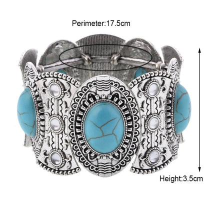 LOVBEAFAS New Fashion Boho Elastic Bracelets & Bangles For Women Ethnic Vintage Stretch Bohemian Femme Bracelets Party Jewelry