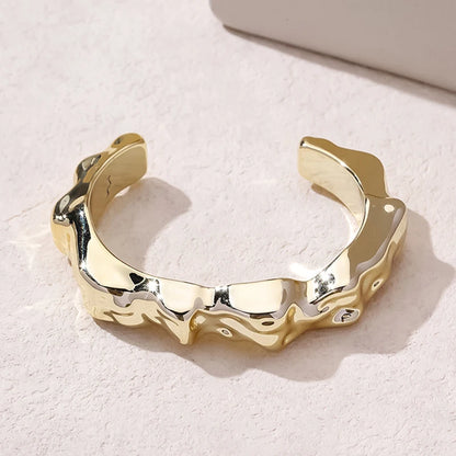 Women’s Vintage Geometric Open Cuff Bangle