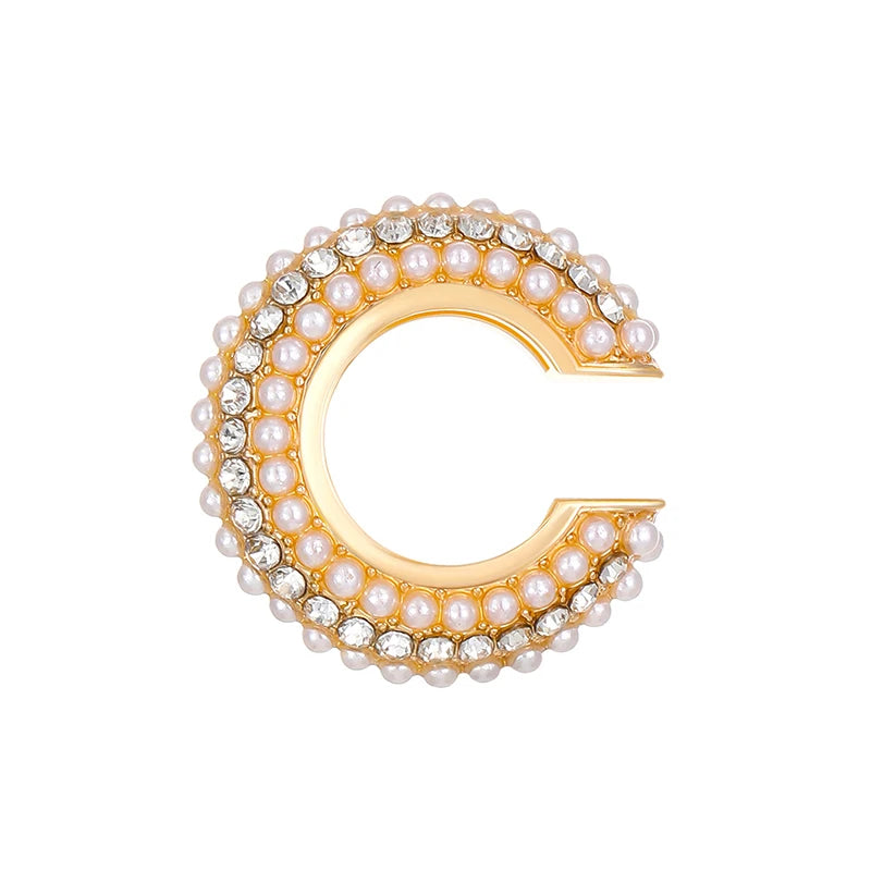 1PC C Shape Round Cartilage Clip Earrings Women Fake No Pierced Earrings Rhinestone Crystal Circel Geometric Ear Cuff Jewelry
