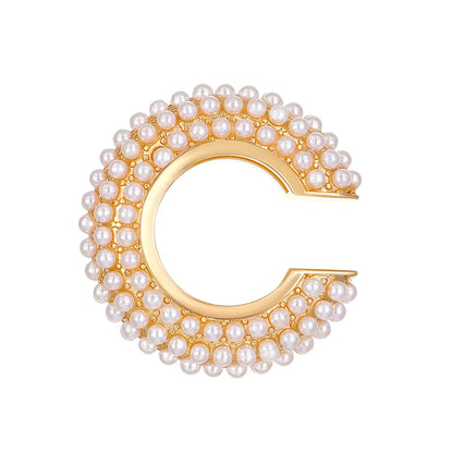 1PC C Shape Round Cartilage Clip Earrings Women Fake No Pierced Earrings Rhinestone Crystal Circel Geometric Ear Cuff Jewelry